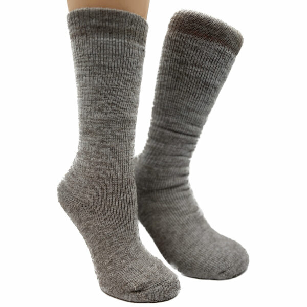 Michigander Unisex Alpaca Sock in Light Grey