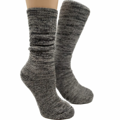 Michigander Unisex Alpaca Sock in Dark Grey