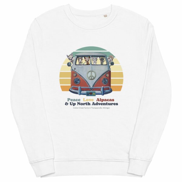 Peace Love Alpacas & Up North Adventures Sweatshirt