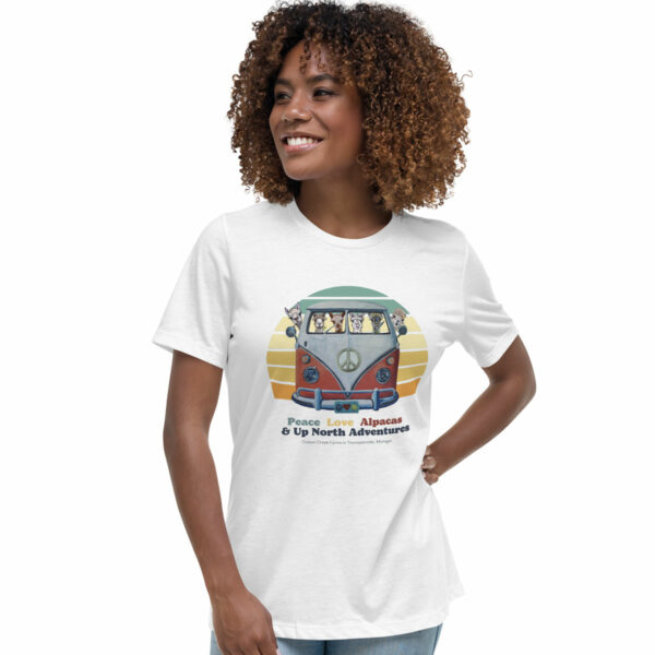 Peace Love Alpacas & Up North Adventures T-Shirt