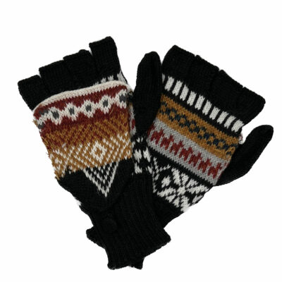 baby-alpaca-glittens-in-black-and-mixed-color-designs