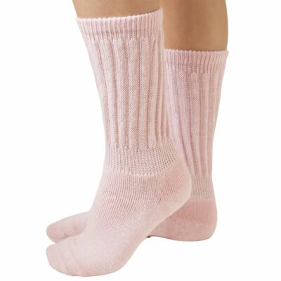 Relaxed Alpaca Socks in Pink
