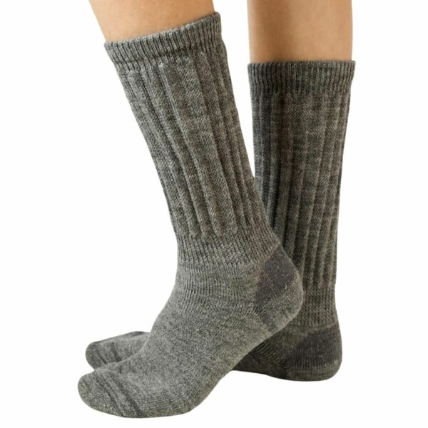 Relaxed Alpaca Socks in Smokey Grey
