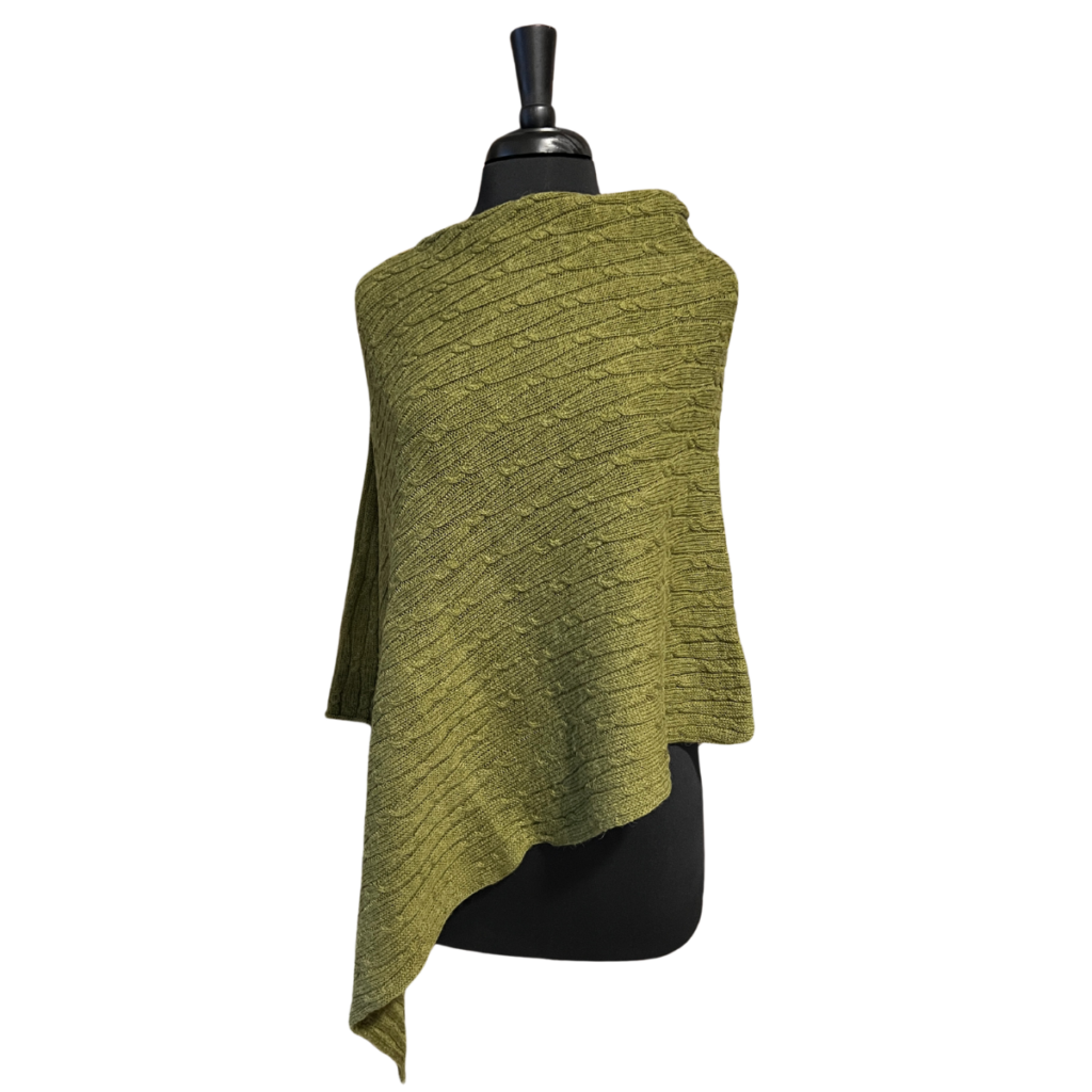 【unfil】wool-mosser poncho unfil】wool-mosser poncho