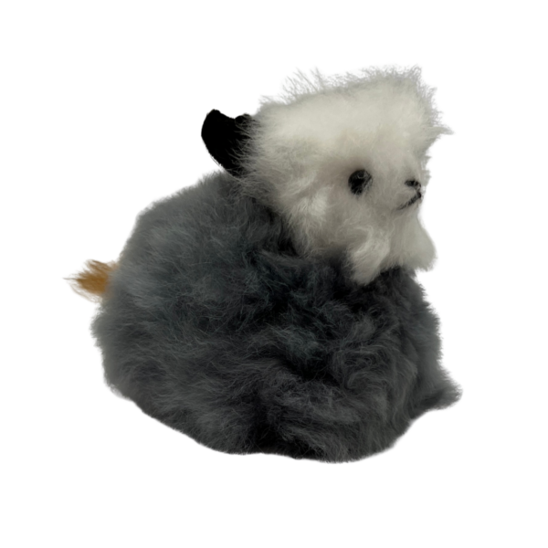 Mini Alpaca Bunny in Grey