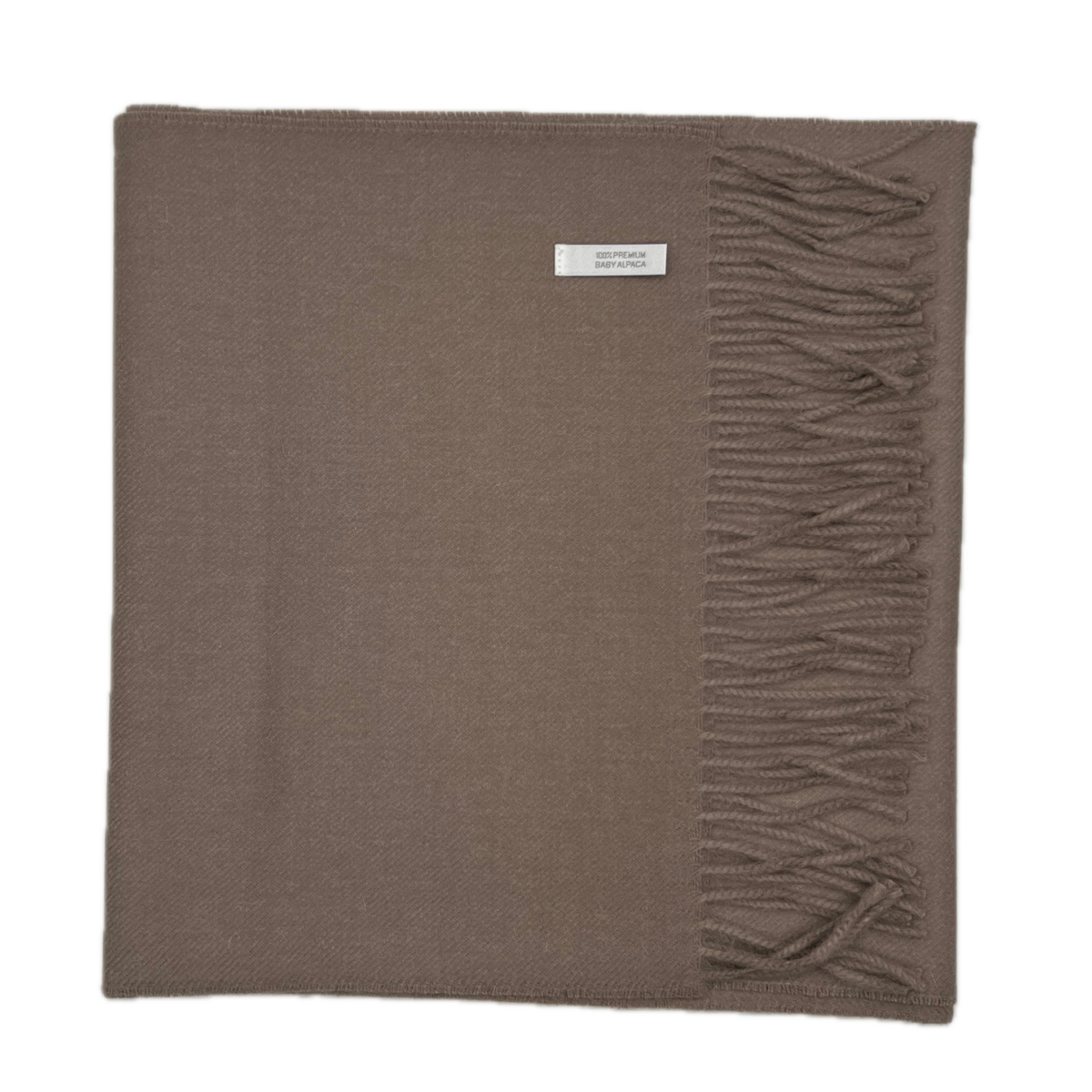 100% Royal Alpaca Scarf in Taupe