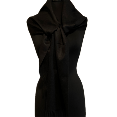 Royal Alpaca Scarf in Black