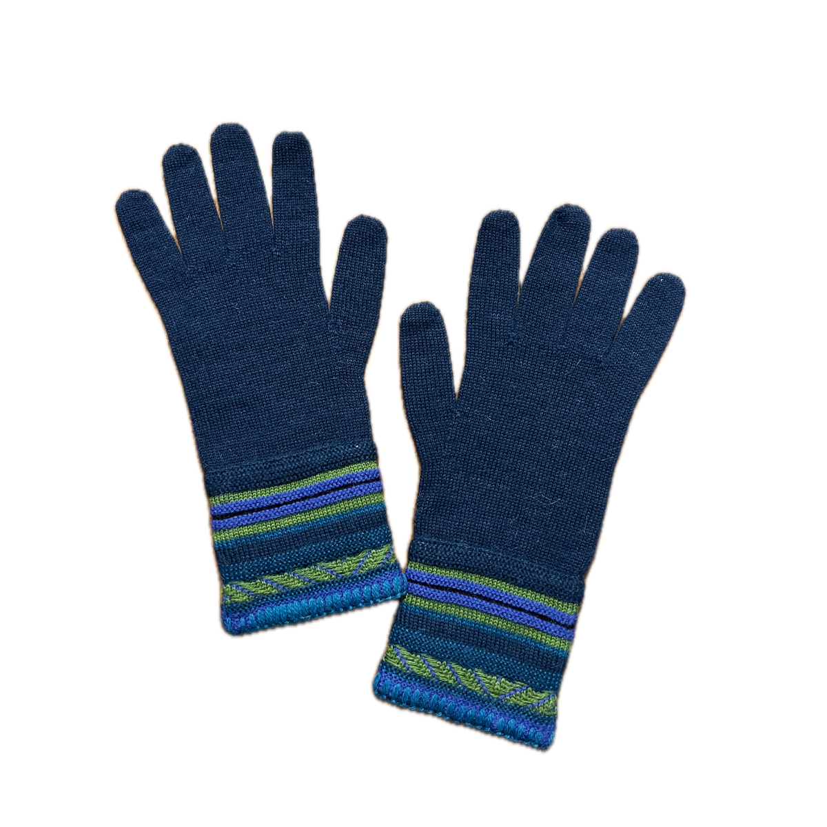 Blue Alpaca Gloves