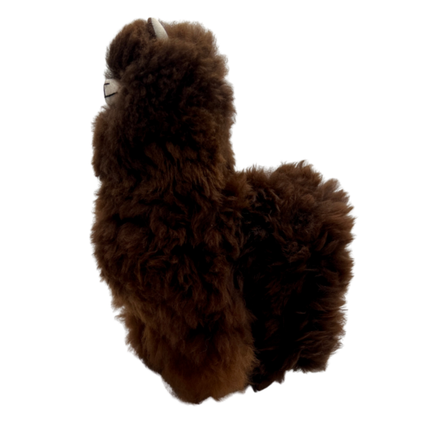 Stuffed Fur Alpaca Profile View