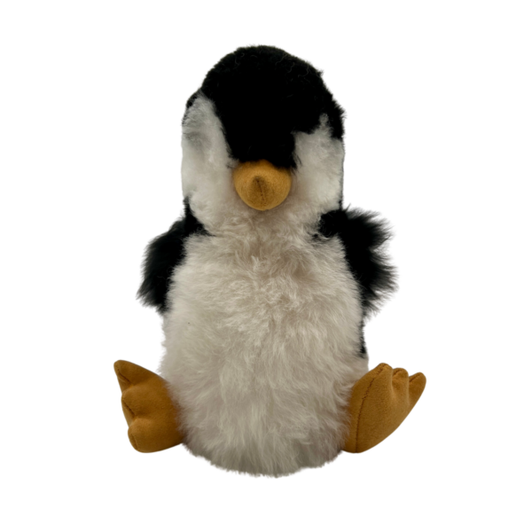 Stuffed Penguin Made from Alpaca Fur