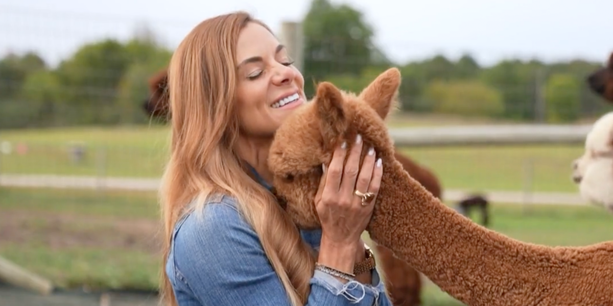 Rachael and Otto the Alpaca