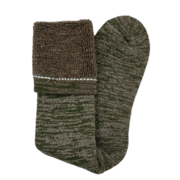 Alpaca Hunting Sock in Green - Inside Out