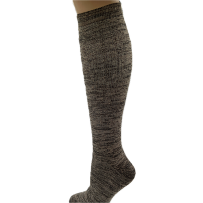 Alpaca Hunting Sock in Grey - Knee High