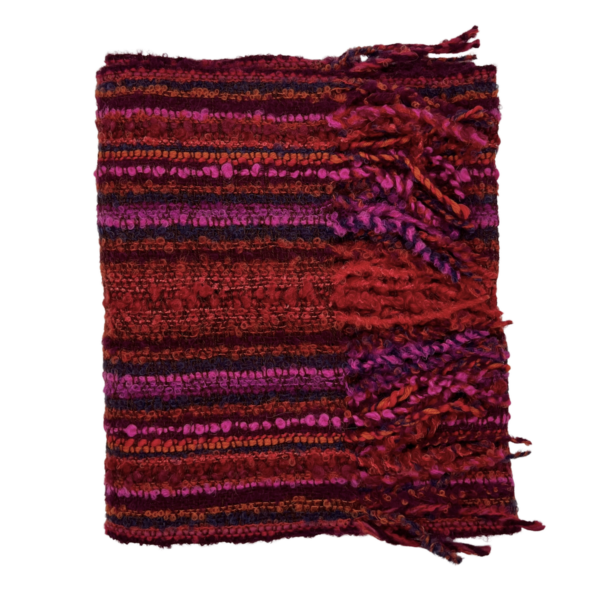 Lurin Boucle Alpaca Scarf - Folded