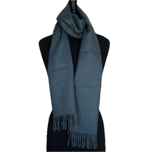 Baby Alpaca Scarf in dark Blue