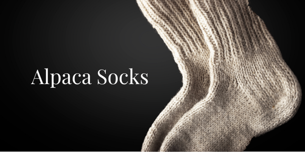 Pair of Alpaca Socks