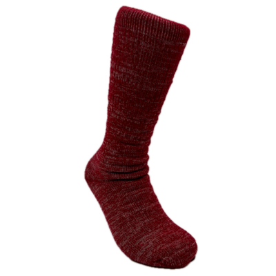 Red Alpaca Hiking Sock