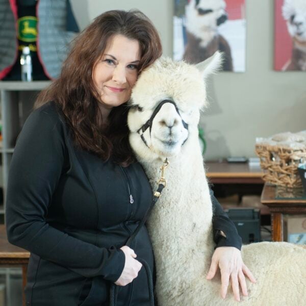 Sherry Ann Unisex Handmade 100% Superfine Alpaca Scarf in Fawn - Image 5
