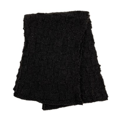 Amara Black Alpaca Scarf