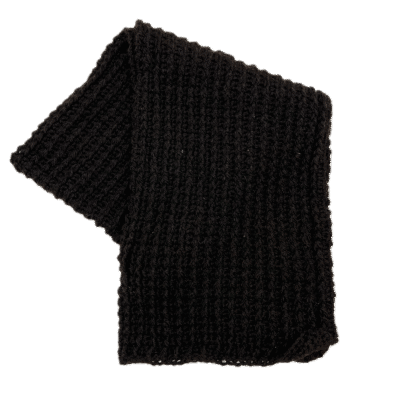 Amara Box Pattern Alpaca Scarf