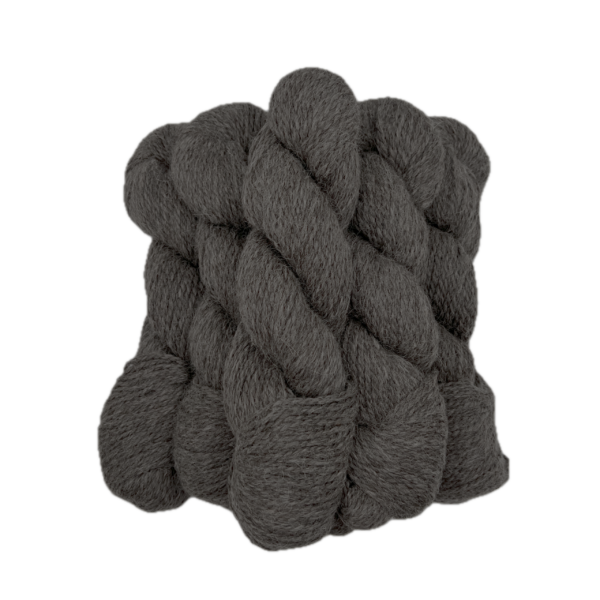 Alpaca Yarn Worsted Medium Silver Grey - Skeins