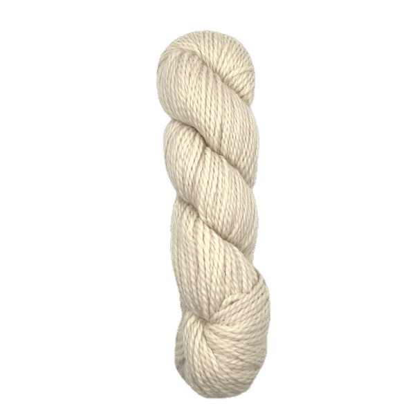 Alpaca Yarn in Worsted, White - Skein
