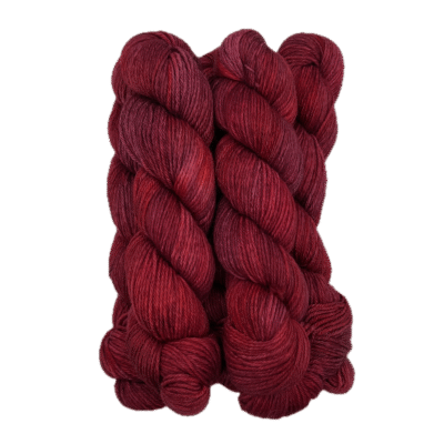 Baby Alpaca DK Yarn in Hand-dyed Red - Skeins