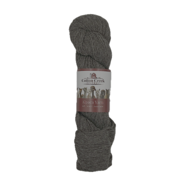 Labeled Worsted Baby Alpaca Yarn in MSG