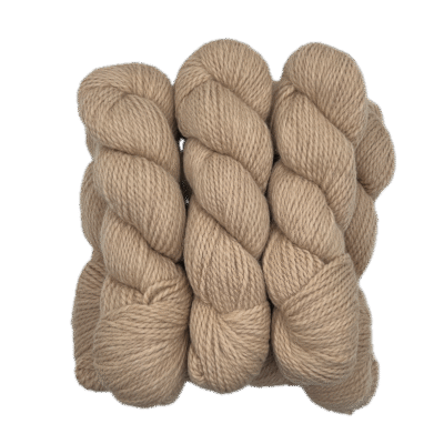 Light Fawn Worsted Alpaca Yarn - Skeins