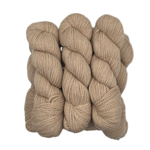 Light Fawn Worsted Alpaca Yarn - Skeins