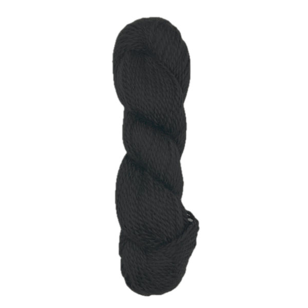 100% Alpaca Yarn in Worsted, True Black - Image 2