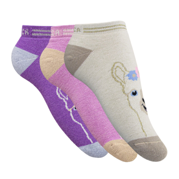 Alpaca Face Ankle Socks
