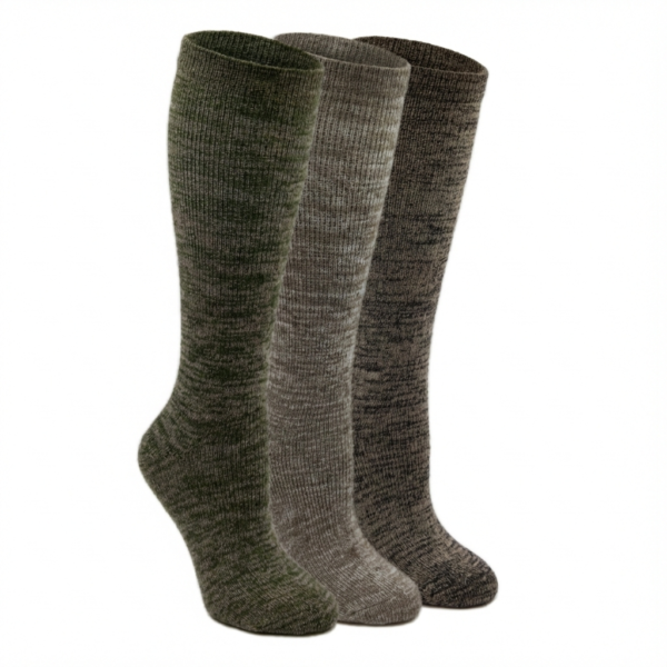 Knee High Alpaca Hunting Socks