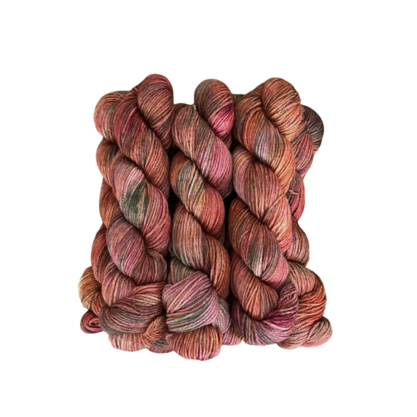 Orange Colorway DK Alpaca Yarn