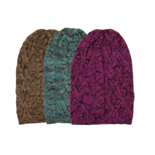 Cable Knit Alpaca and Merino Hat