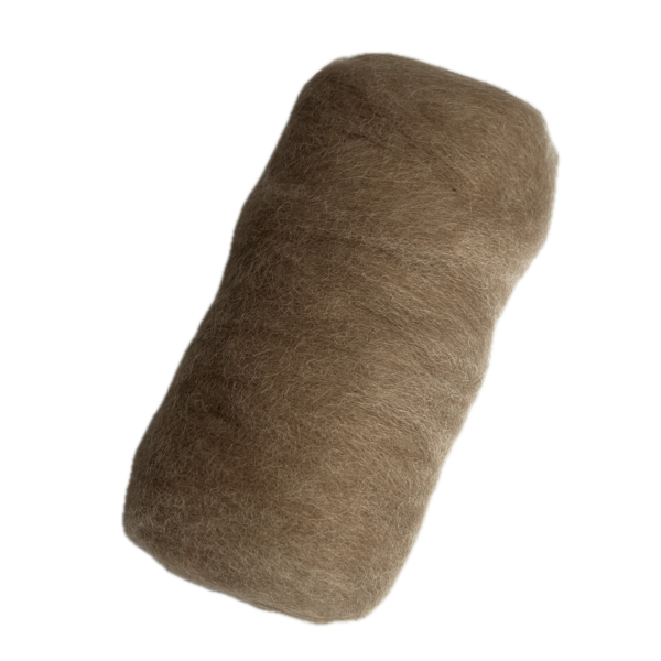 Fawn Alpaca Roving Bump