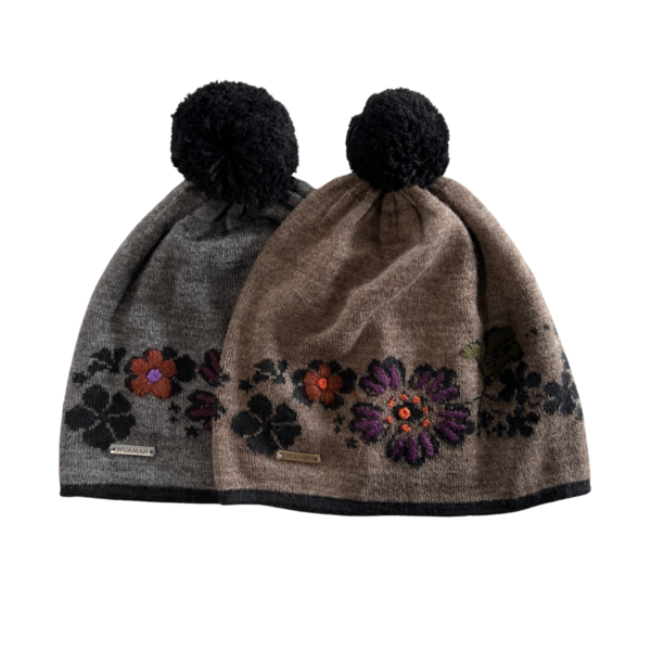Hand-Embroidered Alpaca Blend Hats