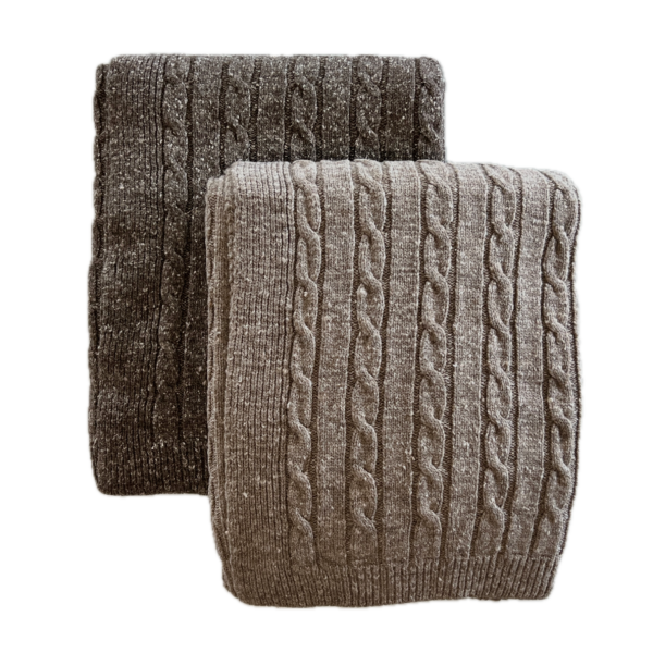 Alpaca Knit Throws