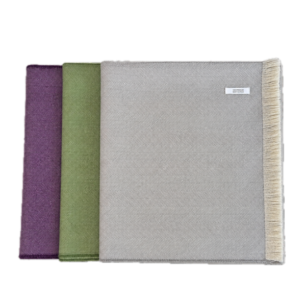 Royal Alpaca Herringbone Scarves