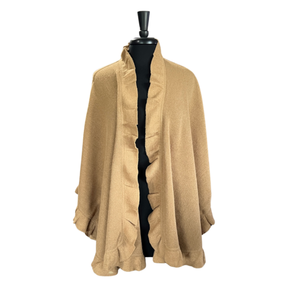 Baby Alpaca Cape in Fawn