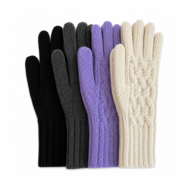Cable Knit Alpaca Gloves