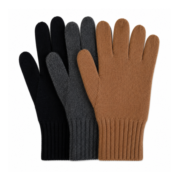 Mens Reversible Heavyweight Alpaca Gloves