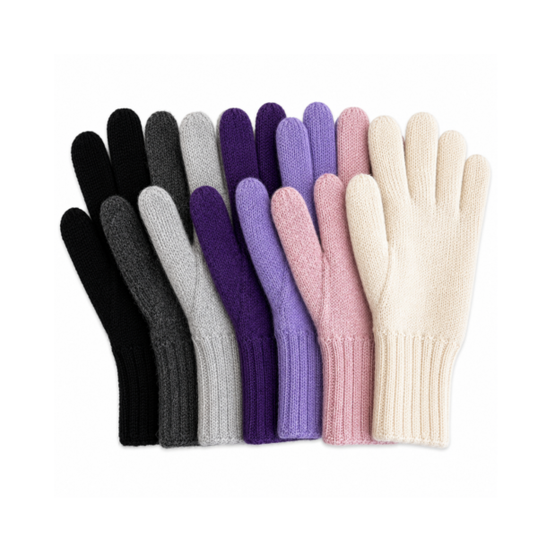 Womens Reversible Heavyweight Alpaca Gloves