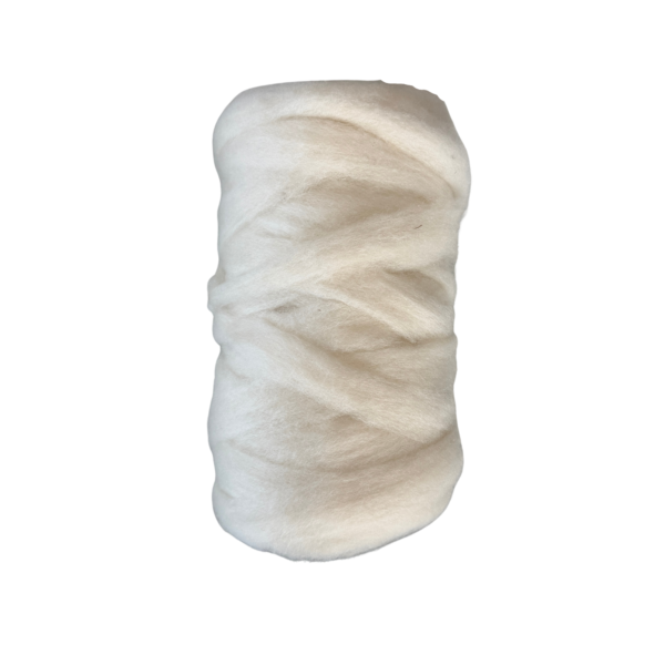 Royal White Alpaca Roving