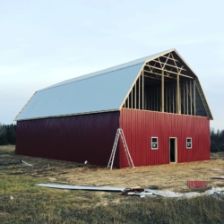 Barn Exterior Almost Complete