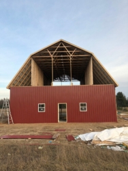 Big Red Barn in Progress