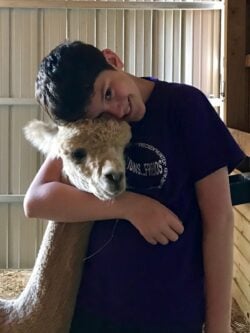 Adele and Hunter Snuggles