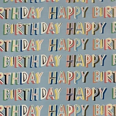Happy Birthday Happy Birthday Wrapping Paper