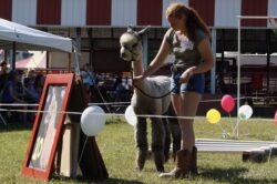 Halle and Jessica at the 4-H Fair