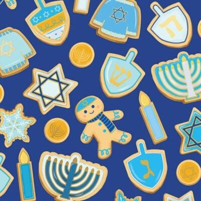 Hanukkah Hanukkah Cookies Gift Wrap